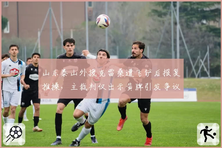 山东泰山外援克雷桑遭飞铲后报复推搡,主裁判仅出示黄牌引发争议